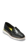 Cole Haan 4.zerogrand Penny Loafer In Black Princess Leather