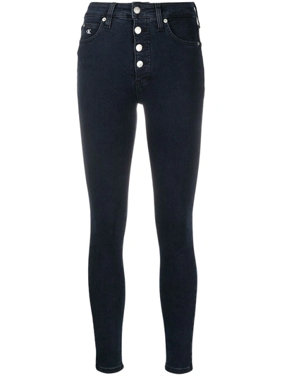 Calvin Klein Jeans Est.1978 High-rise Skinny Jeans In Blue