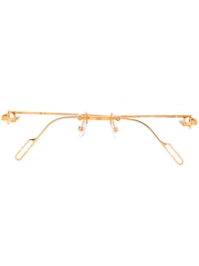 Cartier Frameless Glasses In Gold