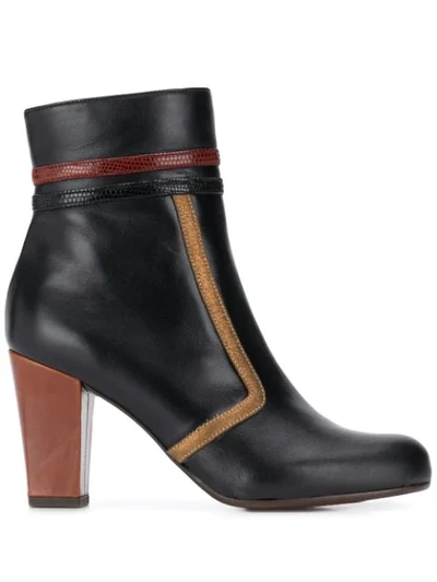 Chie Mihara Ulbita Panelled Ankle Boots In Blue