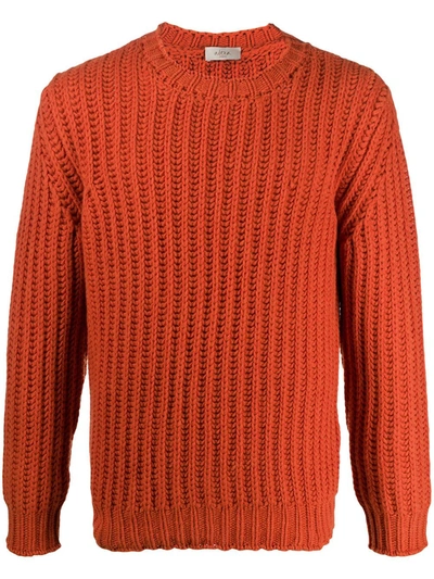 Altea Ribbed-knit Jumper In Orange