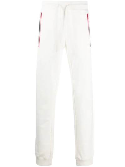 Moncler Side Stripe Track Trousers In White