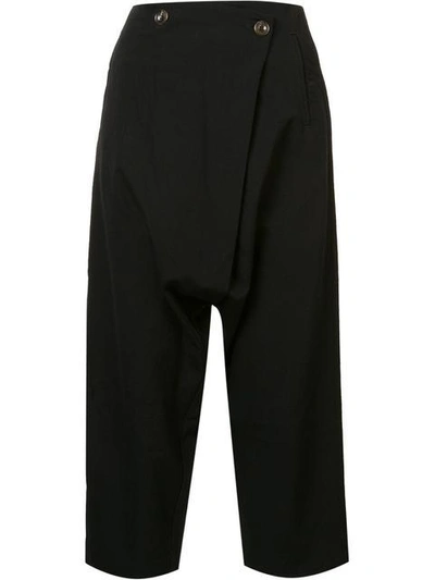 Song For The Mute Cropped Trousers - Black