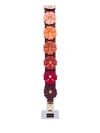 Fendi Strap You Flower-embellished Leather Shoulder Strap In Bordeaux