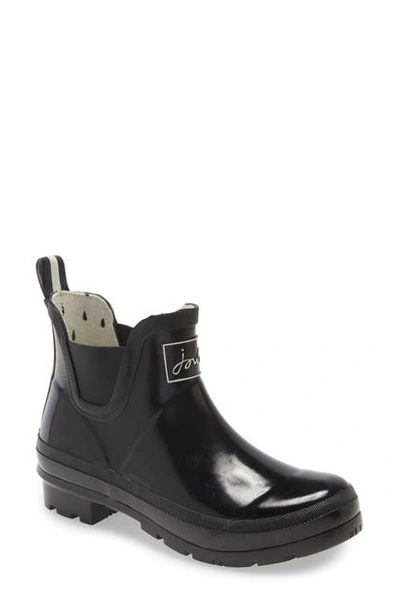 Joules 'wellibob' Short Rain Boot In Black Wellibob