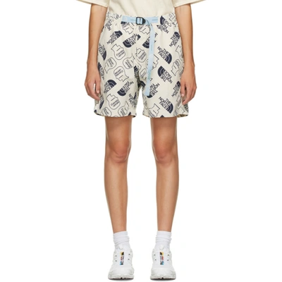 Brain Dead Off-white The North Face Edition Climber Shorts In White - Wf4