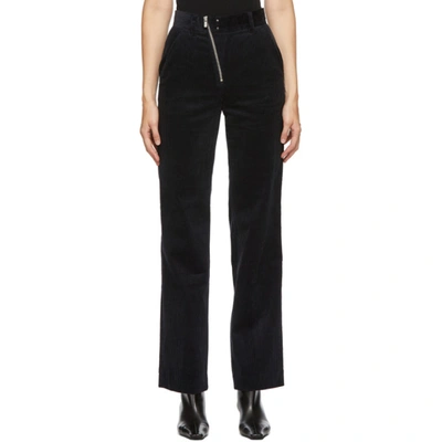 Andersson Bell Navy Corduroy Smith Trousers