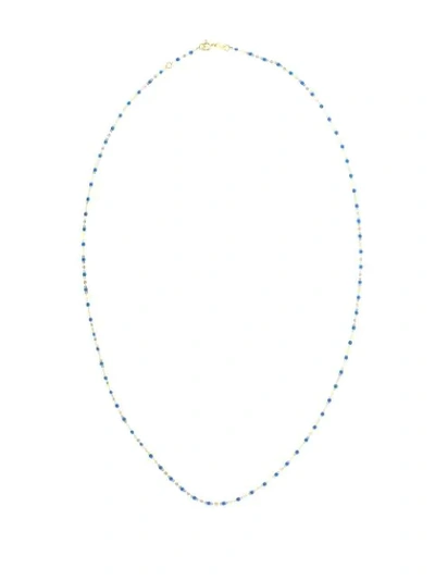 Gigi Clozeau 18kt Yellow Gold Classic Gigi Blue Beaded Necklace