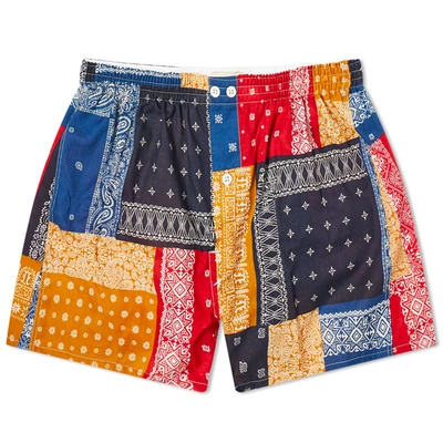 Anonymous Ism Bandana Patchwork Boxer Short In Multi