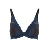 Wacoal Embrace Lace Underwire Contour Bra In Iron,ensign Blue