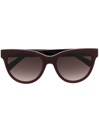 Longchamp Tortoiseshell Cat-eye Sunglasses In Pink