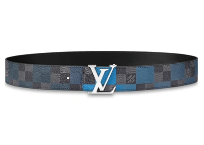 Louis Vuitton Reversible Monogram graphite belt