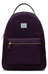 Herschel Supply Co Nova Mid Volume Backpack In Blackberry Wine