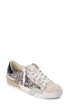 Dolce Vita Zina Plush Sneakers In Silver Multi