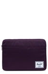 Herschel Supply Co Anchor 15-inch Macbook Sleeve In Blackberry Wine