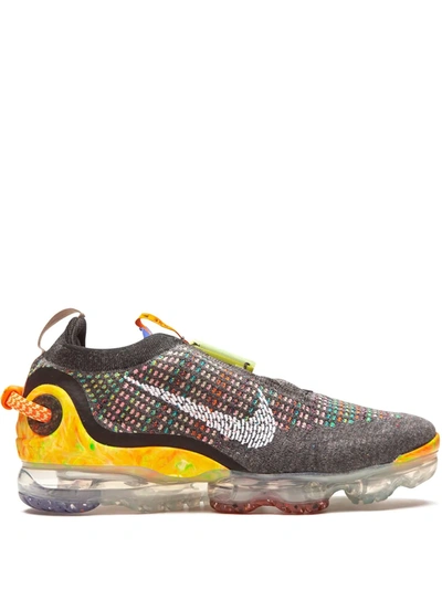 Nike Multicolor Air Vapormax 2020 Flyknit Trainers In Grey