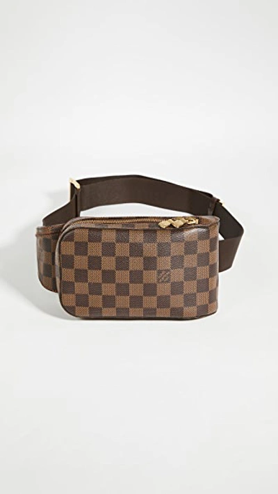 Shopbop Archive Louis Vuitton Damier Geronimos Bag In Brown