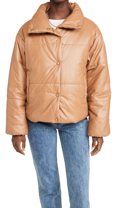 Lioness Small Talk Jacket In Camel