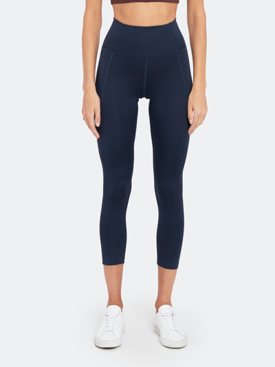 Girlfriend Collective Midnight Compressive High-rise Legging In Blue