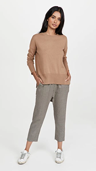 Theory Karenia J Cashmere Sweater In Beige Canvas