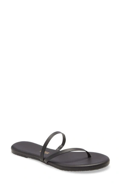 Tkees Women's Sarit Leather Sandals In Black