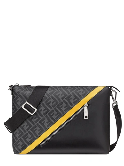 Logo Print Messenger Bag