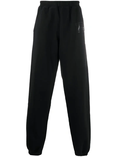 Aries Logo-print Track Pants In Black