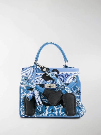 Readymade Bandana Monster Bag In Blue
