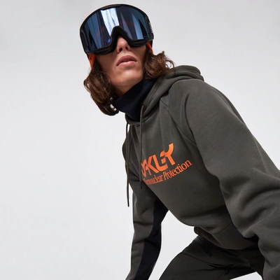 Oakley Tnp Dwr Fleece Hoody In New Dark Brush