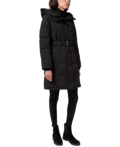 Sam edelman hooded belted best sale puffer coat