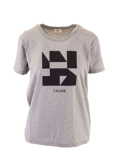 Celine Céline Men's Grey Cotton T-shirt