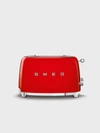 Smeg 2 Slice Toaster In Red