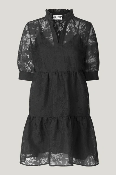 Just Female Kiki Lace Dress - Black