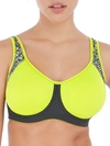 Freya Sonic High Impact Underwire Sports Bra In Lime Twist