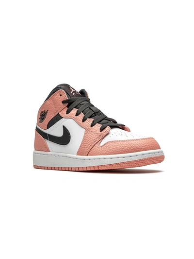 Nike Kids' Air Jordan 1 Mid Sneakers In Pink
