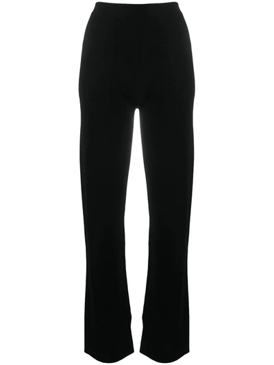 Sminfinity Straight Leg Trousers In Black