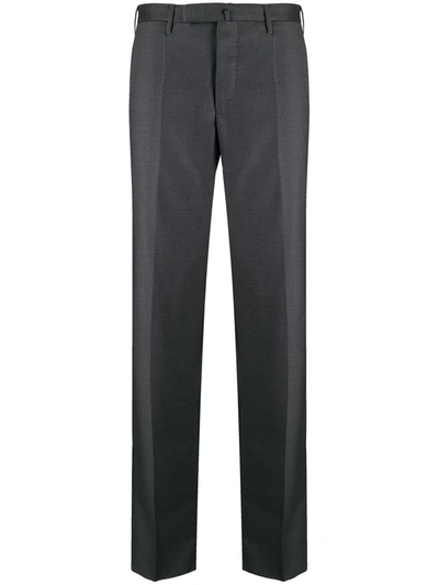 Incotex Tailored Tapered-leg Trousers In Grey