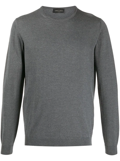 Roberto Collina Crew-neck Jumper In Grey