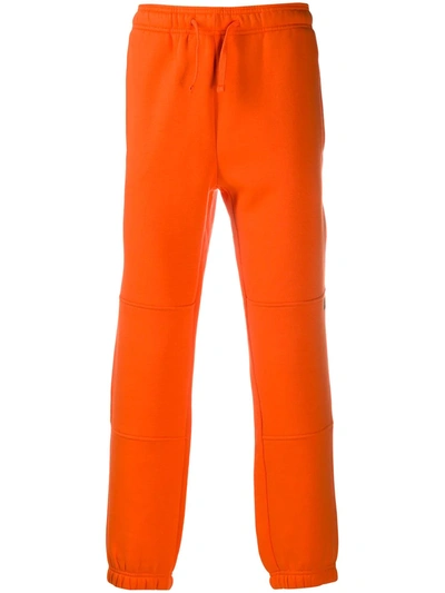 Dickies Construct Straight-leg Track Trousers In Orange