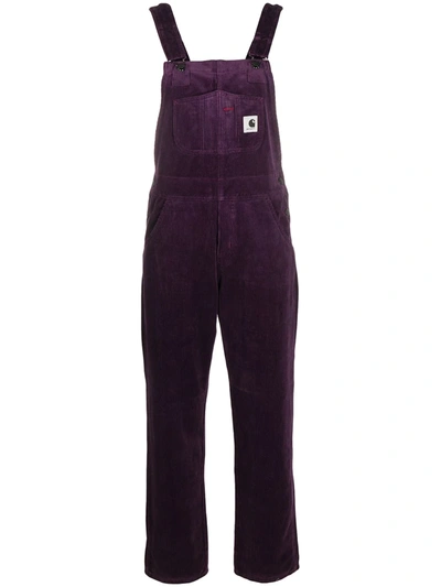 Carhartt Corduroy Dungarees In Purple