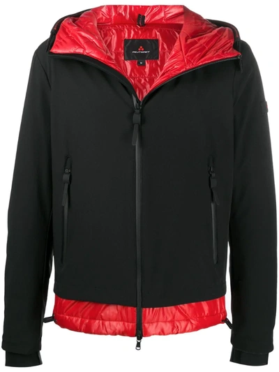 Peuterey Padded Crop Jacket In Black