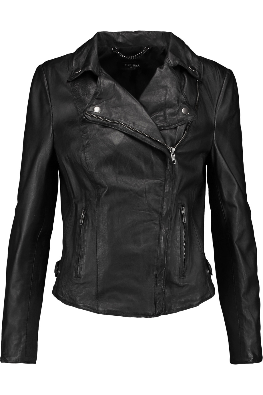 Muubaa Monteria Leather Biker Jacket | ModeSens