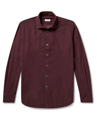 Glanshirt Shirts In Maroon