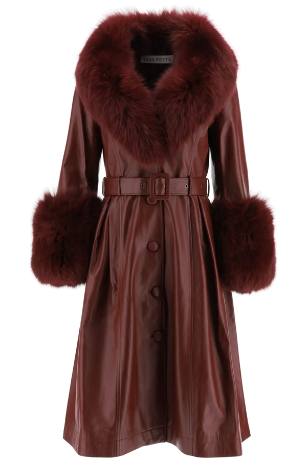saks potts foxy coat