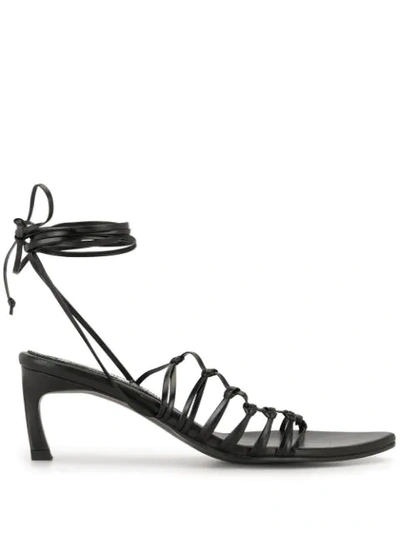 Reike Nen Tie Around Sandals In Black