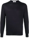 Suite 191 Cashmere Knit Jumper In Blue