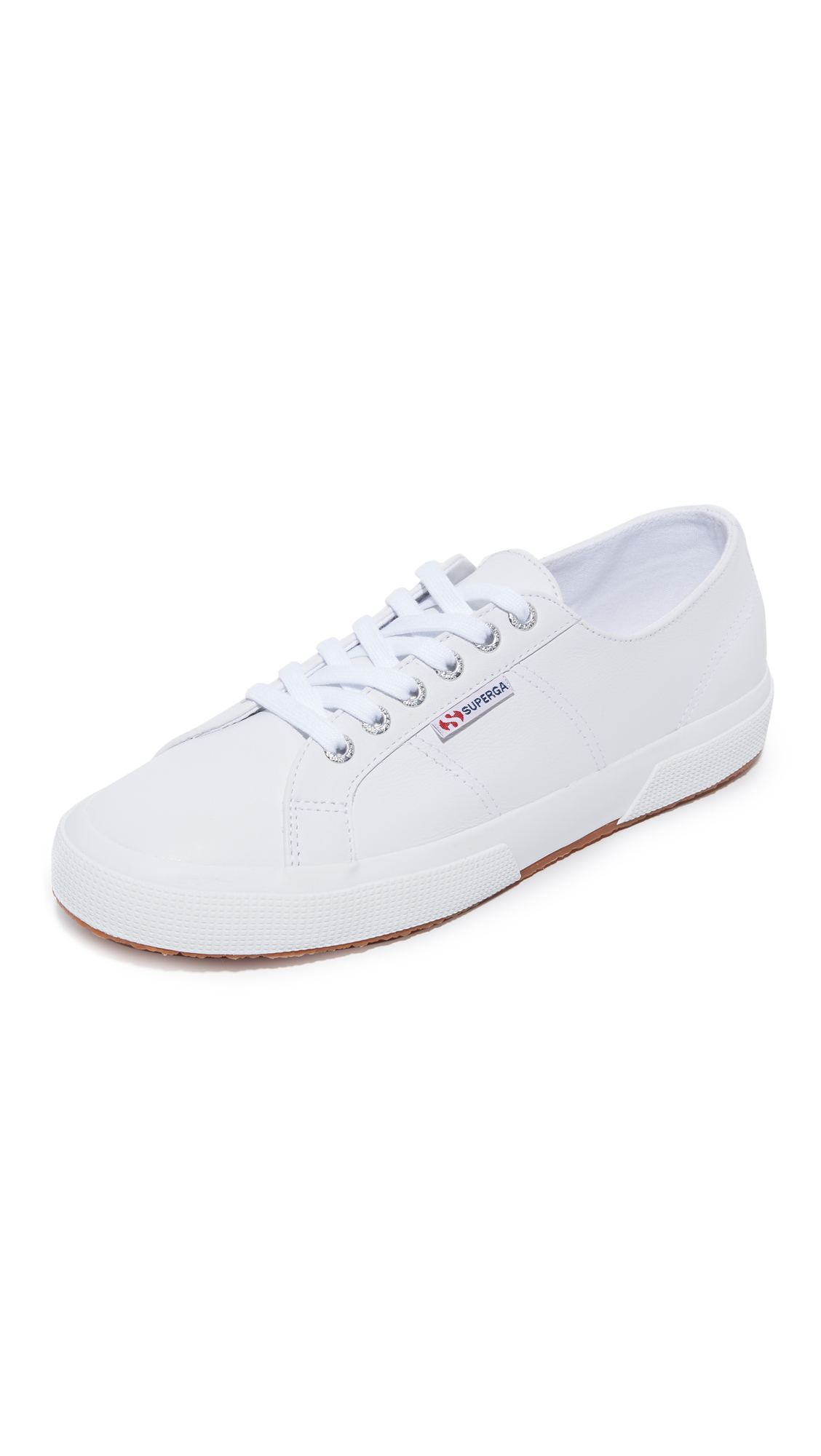 Superga 2750 Leather Cotu Classic Sneakers In White | ModeSens