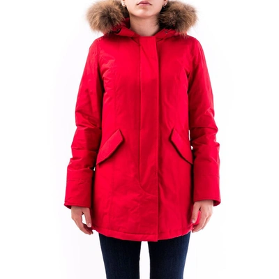 Canadian Women's Red Cotton Outerwear Jacket