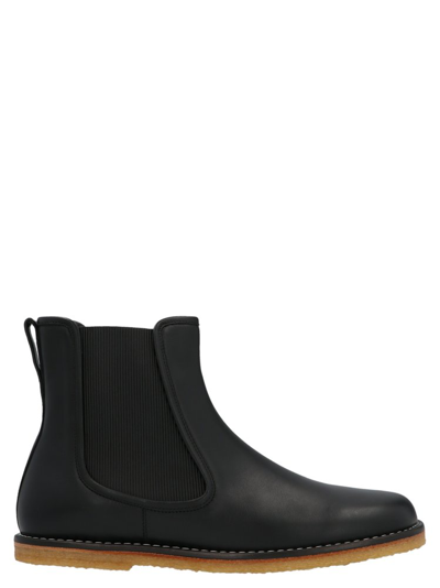 Loewe Ankle Boots In Black Leather