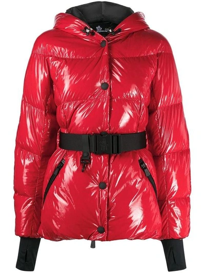 Moncler Women's Red Polyamide Down Jacket